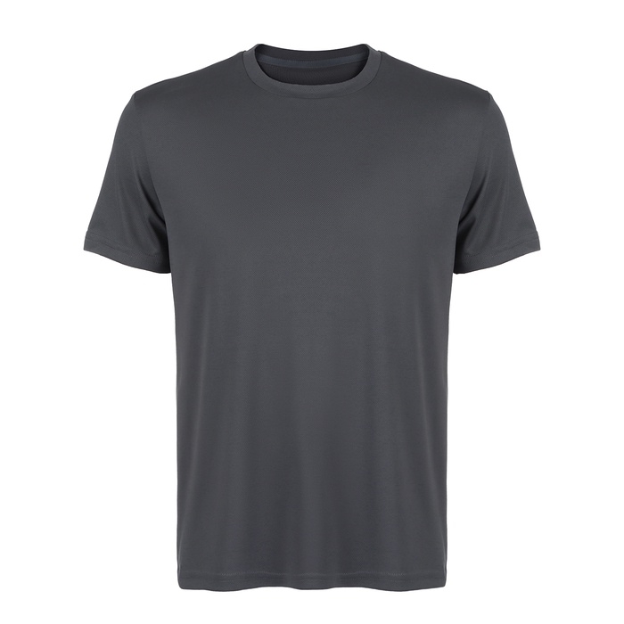 Футболка мужская, базовая, размер S (46), цвет серый