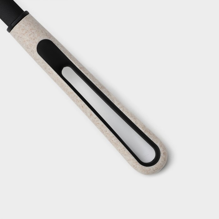 Лопатка Доляна Pronto, 35&times;9,5 см, цвет белый, чёрный