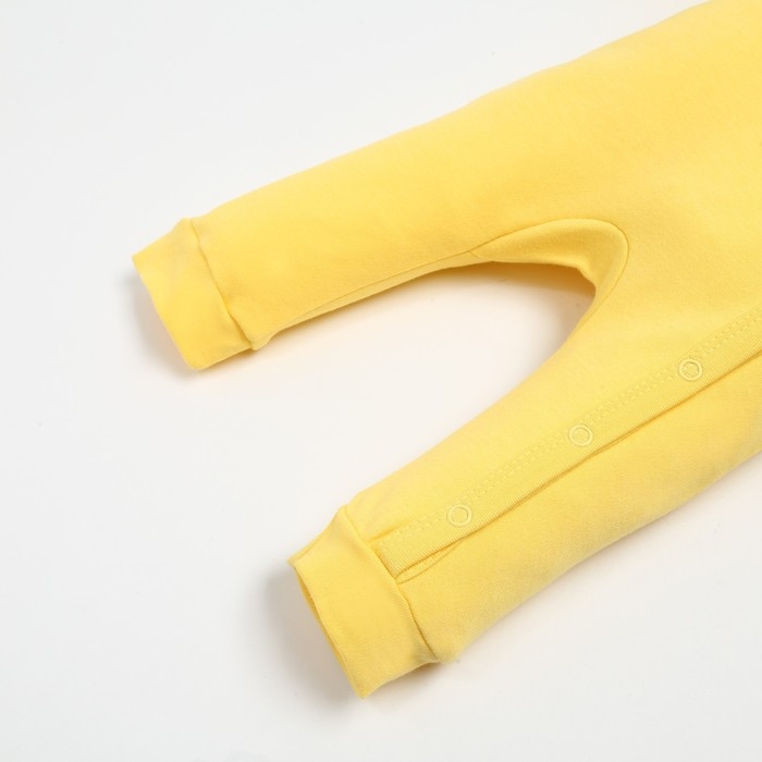 Комбинезон Крошка Я Flower, рост 68-74 см, жёлтый