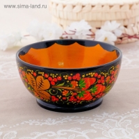 Салатник «Ягодка», 16×16×9 см, хохлома Салатник «Ягодка», 16×16×9 см, хохлома