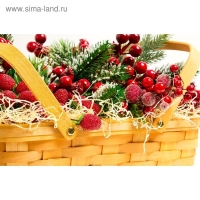 Корзинка &laquo;Лукошко&raquo;, 31,5&times;21,5&times;12/25,5 см, шпон