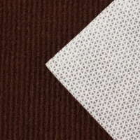 Коврик придверный Доляна My home, 50&times;80 см, влаговпитывающий, светящийся в темноте, цвет коричневый