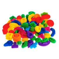 Конструктор &laquo;Необычные фигурки&raquo;, 80 деталей, размер одной детали 6 х 2 х 1,5 см