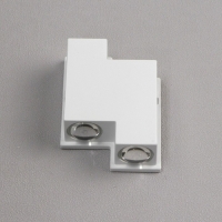 Светильник фасадный «Луч», FSD-010, 4 Вт, 3000К, 2 луча, IP65, 220 В, металл, белый Светильник фасадный «Луч», FSD-010, 4 Вт, 3000К, 2 луча, IP65, 220 В, металл, белый