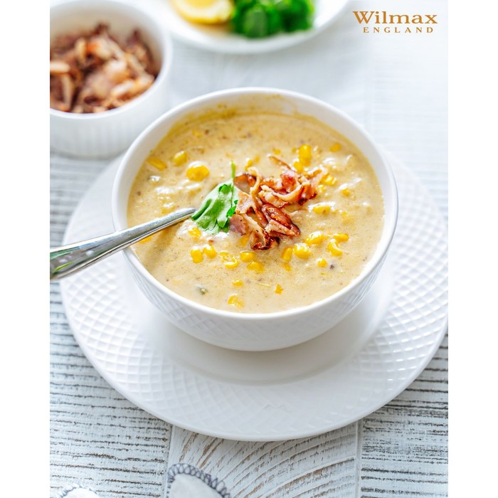 Набор салатников фарфоровых Wilmax &laquo;Юлия Высоцкая&raquo;, 7 предметов: салатник большой d=20 см, салатники малые d=12 см, цвет белый