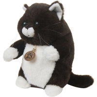 Мягкая игрушка &laquo;Кот толстый&raquo;, цвет горький шоколад, 20 см