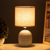 Лампа настольная "Иона" 1х40Вт Е14 серый 13х13х25см Лампа настольная "Иона" 1х40Вт Е14 серый 13х13х25см