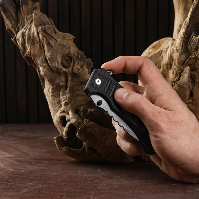 Нож складной Нож складной "Лидер" 20см, клинок 84мм/3мм, со стропорезом