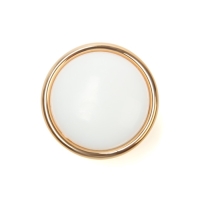 Ручка-кнопка CAPPIO, РК101, d=32 мм, пластик, цвет золото с белой вставкой Ручка-кнопка CAPPIO, РК101, d=32 мм, пластик, цвет золото с белой вставкой