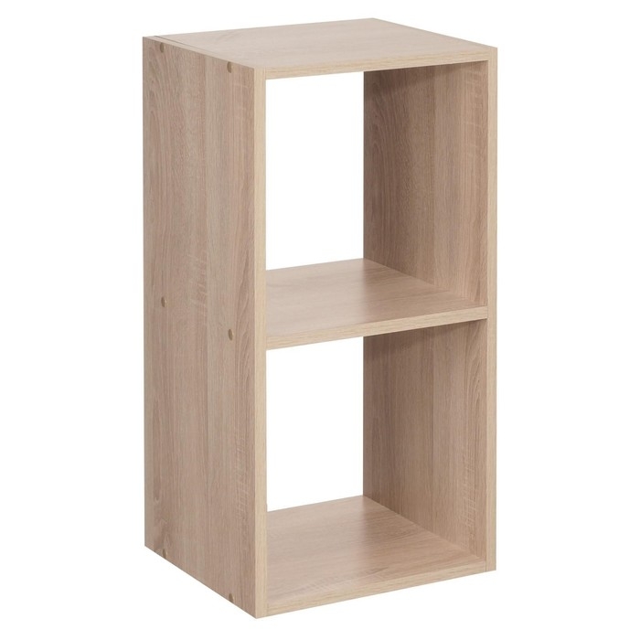 Стеллаж №3 DICE CUBE 2 секции, 360х320х705, Дуб сонома