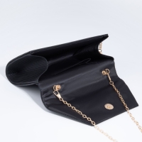 Сумка-клатч на клапане, цвет чёрный Сумка-клатч на клапане, цвет чёрный