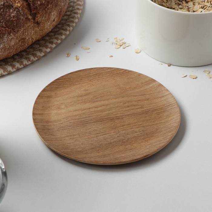 Блюдо для подачи Доляна &laquo;Заря&raquo;, d=15 см, акация