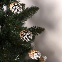 Ёлка искусственная настольная " Интерьерная" 60 см (шишки серебро ) Ёлка искусственная настольная " Интерьерная" 60 см (шишки серебро )