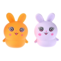 Антистресс сквиш мялка &laquo;Возьми зайку в свои руки&raquo;, с пастой, цвета МИКС, в шоубоксе