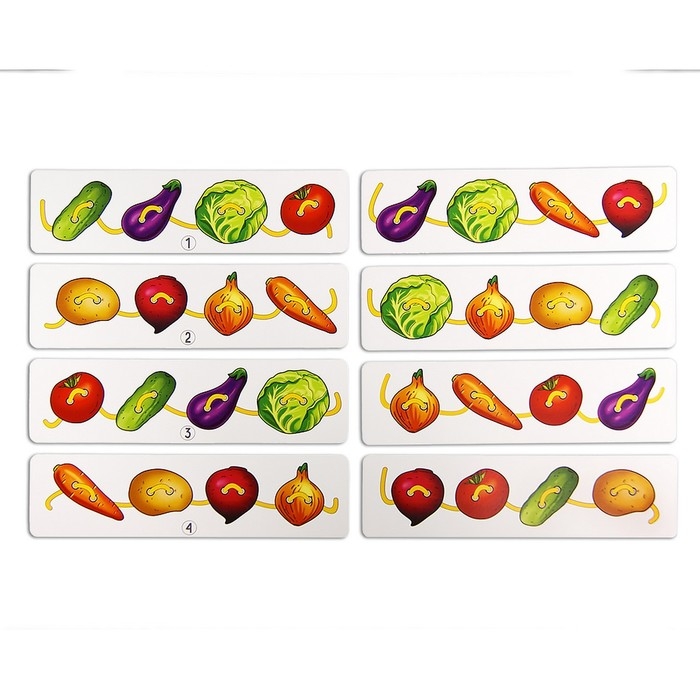 Шнуровка &laquo;Овощи&raquo;