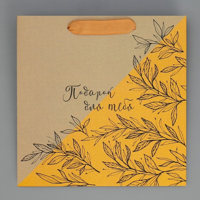 Пакет подарочный квадратный, упаковка, Moments, 20 х 20 х 20 см Пакет подарочный квадратный, упаковка, Moments, 20 х 20 х 20 см