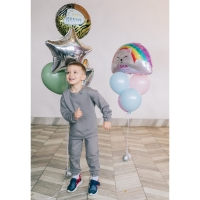 Воздушный шар фольгированный 18" &laquo;Анимал принт&raquo; круг