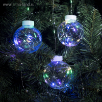 Гирлянда «Бахрома» 2.5 × 0.7 м роса с насадками «Шарики», IP20, серебристая нить, 150 LED, свечение мульти, 12 В Гирлянда «Бахрома» 2.5 × 0.7 м роса с насадками «Шарики», IP20, серебристая нить, 150 LED, свечение мульти, 12 В