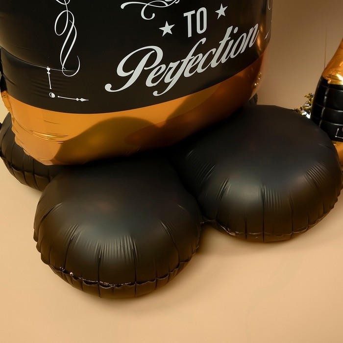 Шар фольгированный 50" &laquo;Бутылка Виски&raquo;, фигура, на подставке