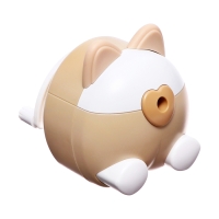 Точилка механическая с контейнером, Ушки бежевый/белый Точилка механическая с контейнером, Ушки бежевый/белый