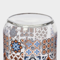 Банка стеклянная для сыпучих продуктов &laquo;Мозаика&raquo;, 425 мл