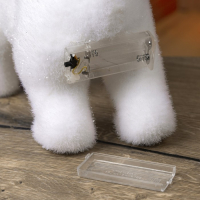 Светодиодная фигура &laquo;Медведица и медвежонок&raquo; 27 &times; 26 &times; 12 см, флок, батарейки ААх2 (не в комплекте), свечение тёплое белое