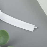 Лента тоннельная, двухстрочная, 10 мм, 10 &plusmn; 0,5 м, цвет белый