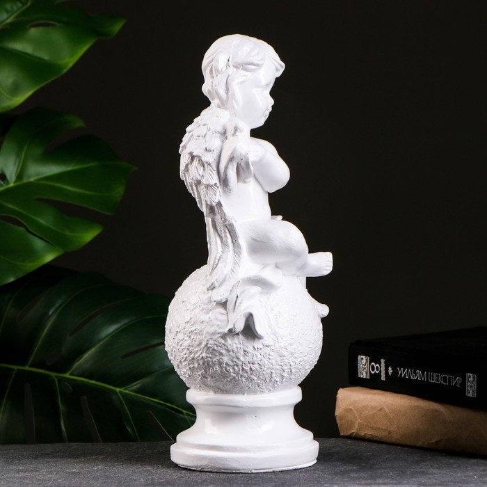 Фигура Фигура "Ангел на шаре с арфой" 32х13 см