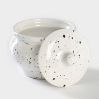 Горшочек фарфоровый для запекания Veletta, 500 мл, d=11 см, h=11 см Горшочек фарфоровый для запекания Veletta, 500 мл, d=11 см, h=11 см