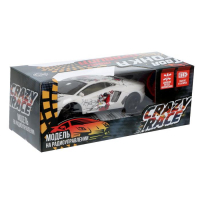 Машина радиоуправляемая &laquo;Спорткар&raquo;, на батарейках, цвет белый