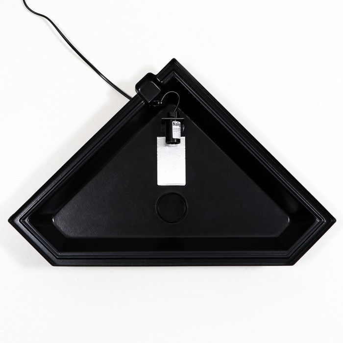 Аквариум Аквариум "Дельта" угловой с крышкой, 40 литров, 39 х 39 х 36/41,5 см, чёрный