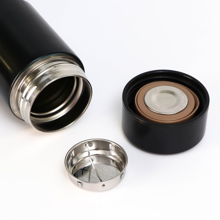 Новый год. Термос с ситечком &laquo;Снежная зима&raquo;, 450 мл