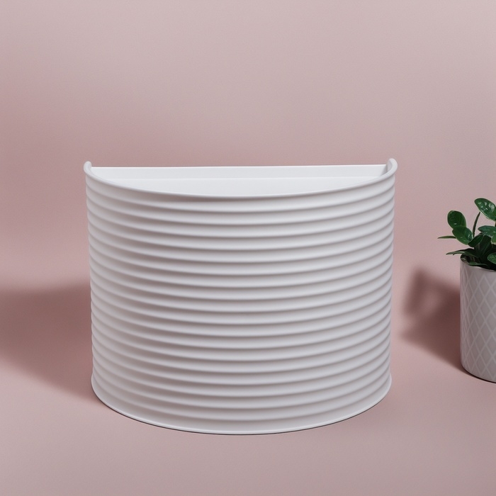 Органайзер для хранения, вращающийся, 3 секции, 27 × 15 см, цвет белый Органайзер для хранения, вращающийся, 3 секции, 27 × 15 см, цвет белый