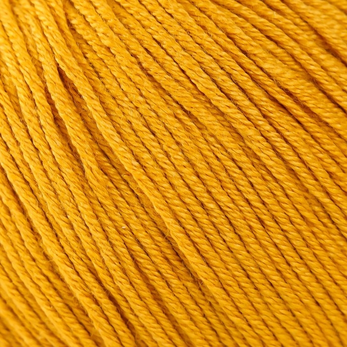 Пряжа "Baby cotton" 50% акрил 50% хлопок 165м/50гр (433 шафран)