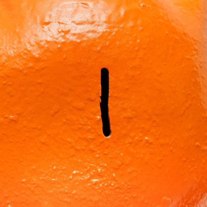 Копилка "Кот с бантом  и рыбкой" рыжий, 38см