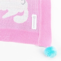 Вязаный плед &laquo;Крошка Я&raquo; Happy cats, 90х90 см