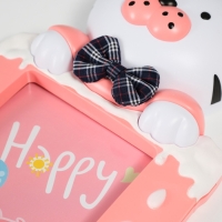 Фоторамка пластик 16х11 см "Тигренок в чашке" розовый 29,5х8х19,5 см Фоторамка пластик 16х11 см "Тигренок в чашке" розовый 29,5х8х19,5 см