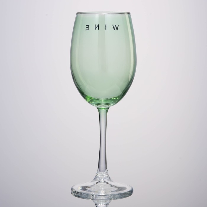 Бокал для вина &laquo;Wine&raquo;, 360 мл, зеленый
