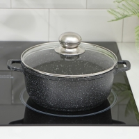 Кастрюля Доляна &laquo;Элит&raquo;, 2 л, d=20 см, h=9 см, антипригарное покрытие