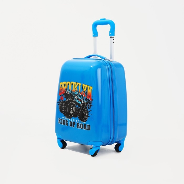 Чемодан детский 27 л (S) HappyAnt, отдел на молнии, цвет голубой