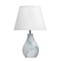 Настольная лампа "Фьюжн" E14 40Вт белый 25х25х39 см RISALUX