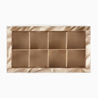 Коробка под 8 конфет с ячейками «Нежность», 10 х 18.5 х 3 см Коробка под 8 конфет с ячейками «Нежность», 10 х 18.5 х 3 см