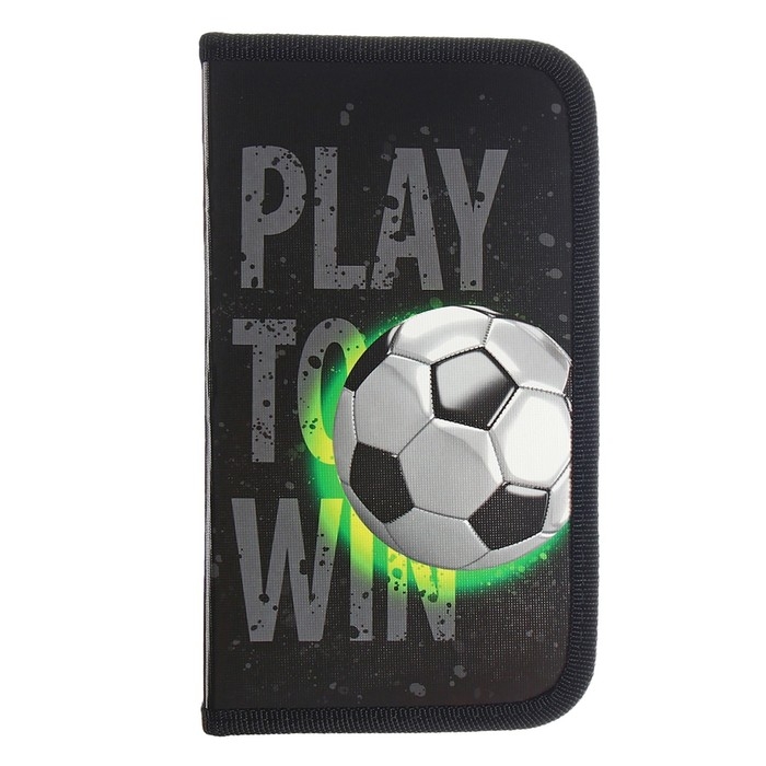 Пенал 1 секция, 115 х 205 мм, с наполнением 16 предметов, Calligrata Пенал 1 секция, 115 х 205 мм, с наполнением 16 предметов, Calligrata "Мяч" ламинированный картон, 30П26/set