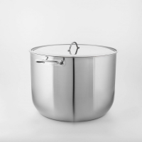 Кастрюля цельнотянутая &laquo;Профи&raquo;, 50 л, d=45 см, металлическая крышка