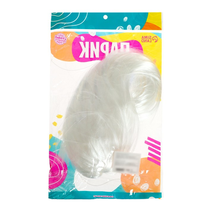 Карнавальный парик &laquo;Красотка&raquo;, цвет белый