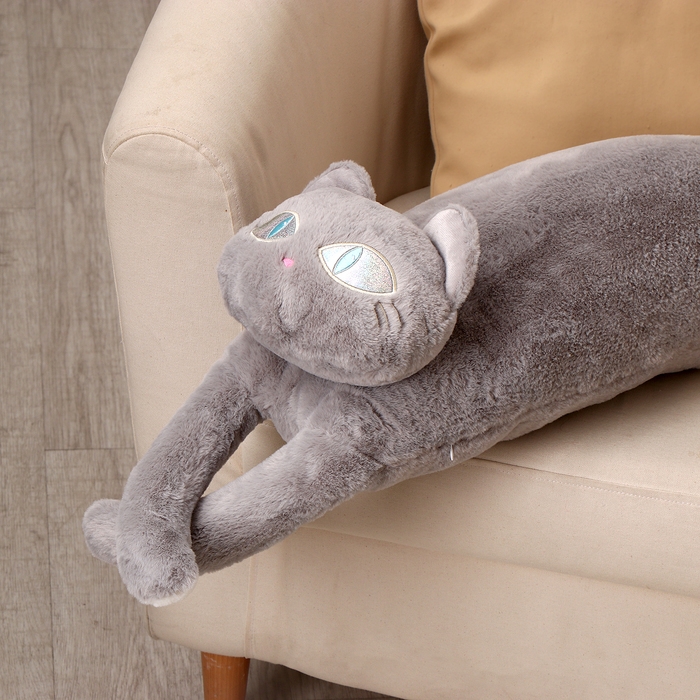 Мягкая игрушка &laquo;Кот&raquo;, 90 см, цвет серый