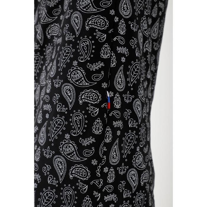 Футболка SL Футболка SL "Пейсли", 46, чёрный