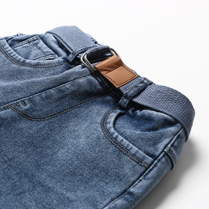 Джинсы для мальчика, НАЧЁС, цвет синий, рост 80 см