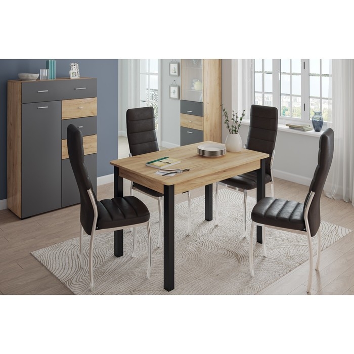 Стол Олимп-1, 1000х600, Гикори рокфорд Стол Олимп-1, 1000х600, Гикори рокфорд