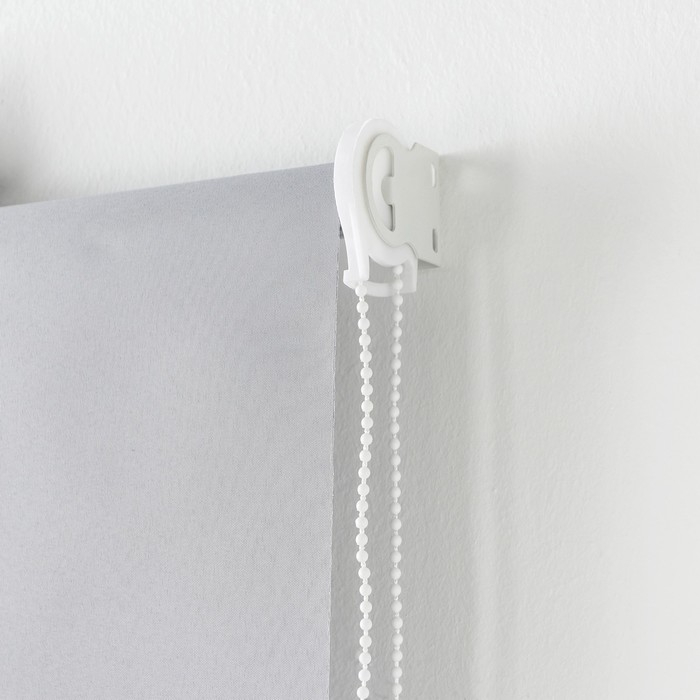 Штора рулонная &laquo;Механика. Блэкаут&raquo;, 90&times;180 см (с учётом креплений 3,5 см), цвет серый